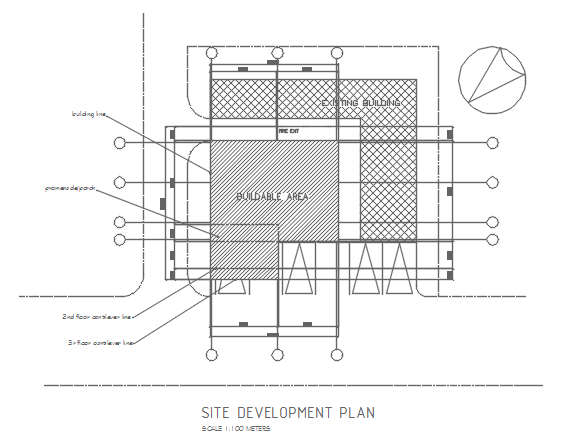 Site development detail dwg file