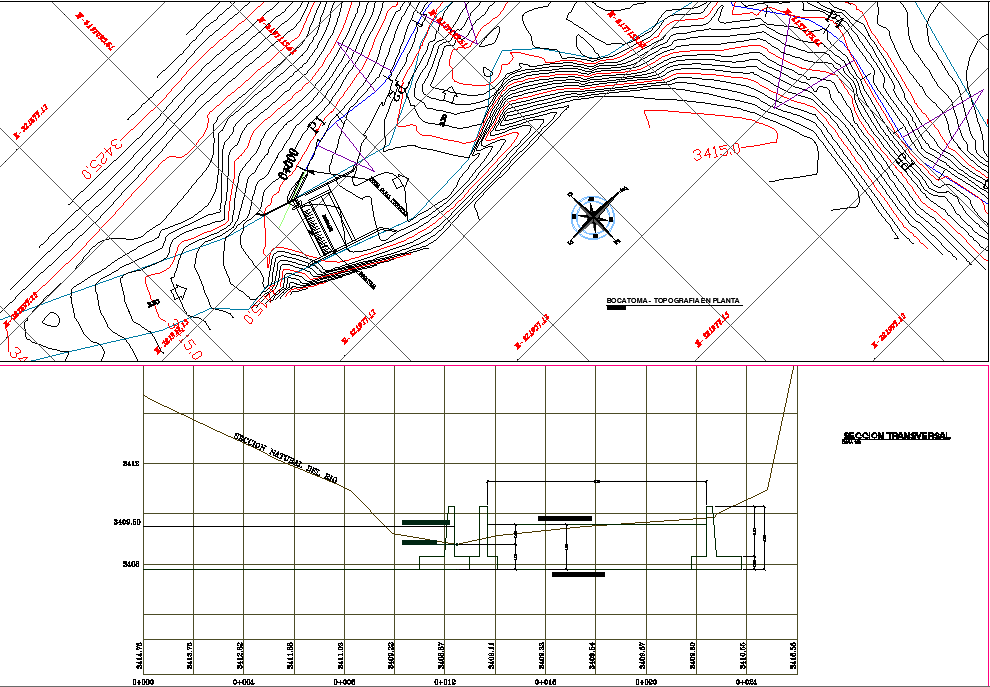 Site location and diagraph layout file