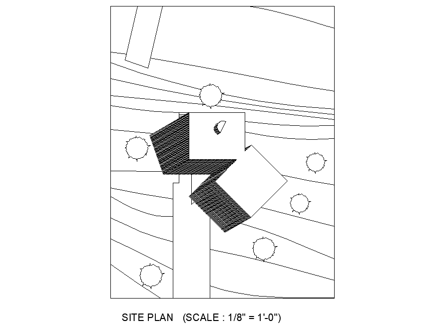 Site location plan detail dwg file