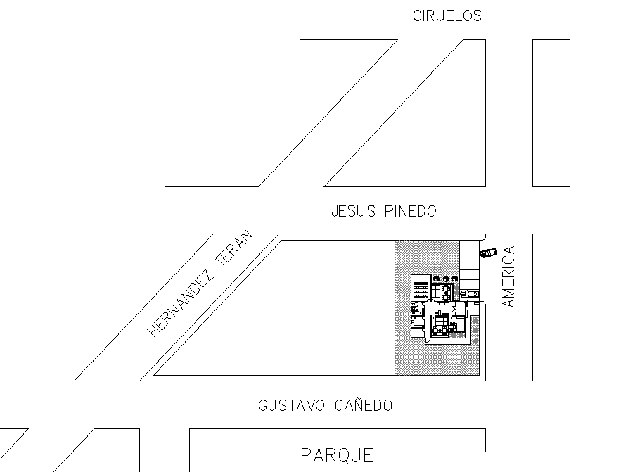 Site plan detail