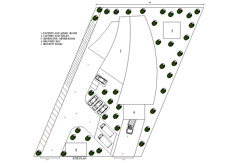 Site plan detail