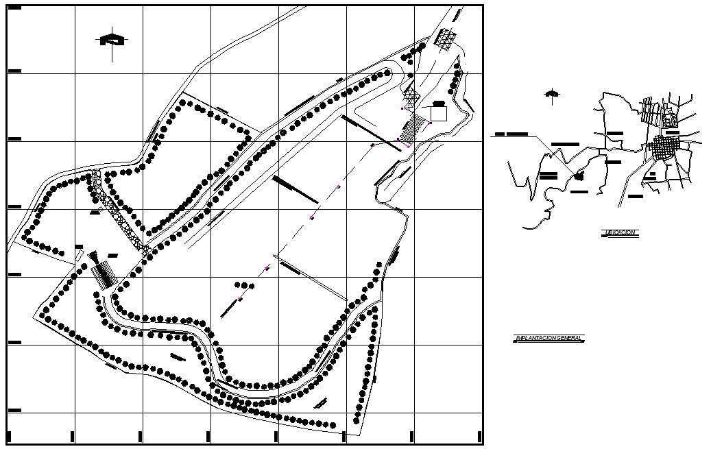 Site plan detail