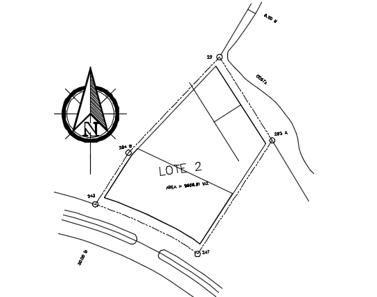 Site plan detail dwg file