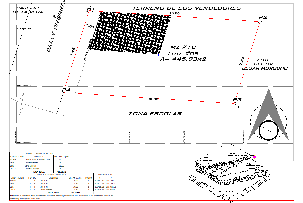 Site plan detail dwg file