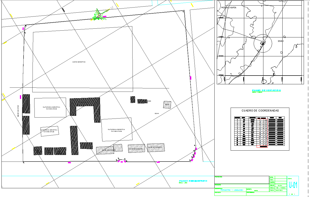 Site plan detail dwg file
