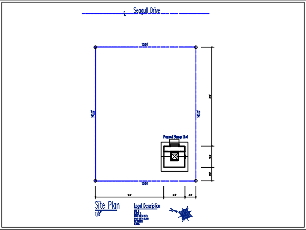 Site plan detail dwg file