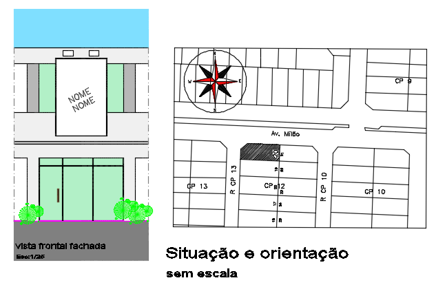 Site plan detail dwg file