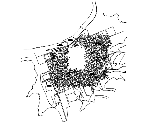 Office Building Site Plan In AutoCAD File