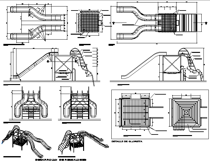 Slips development detail dwg file