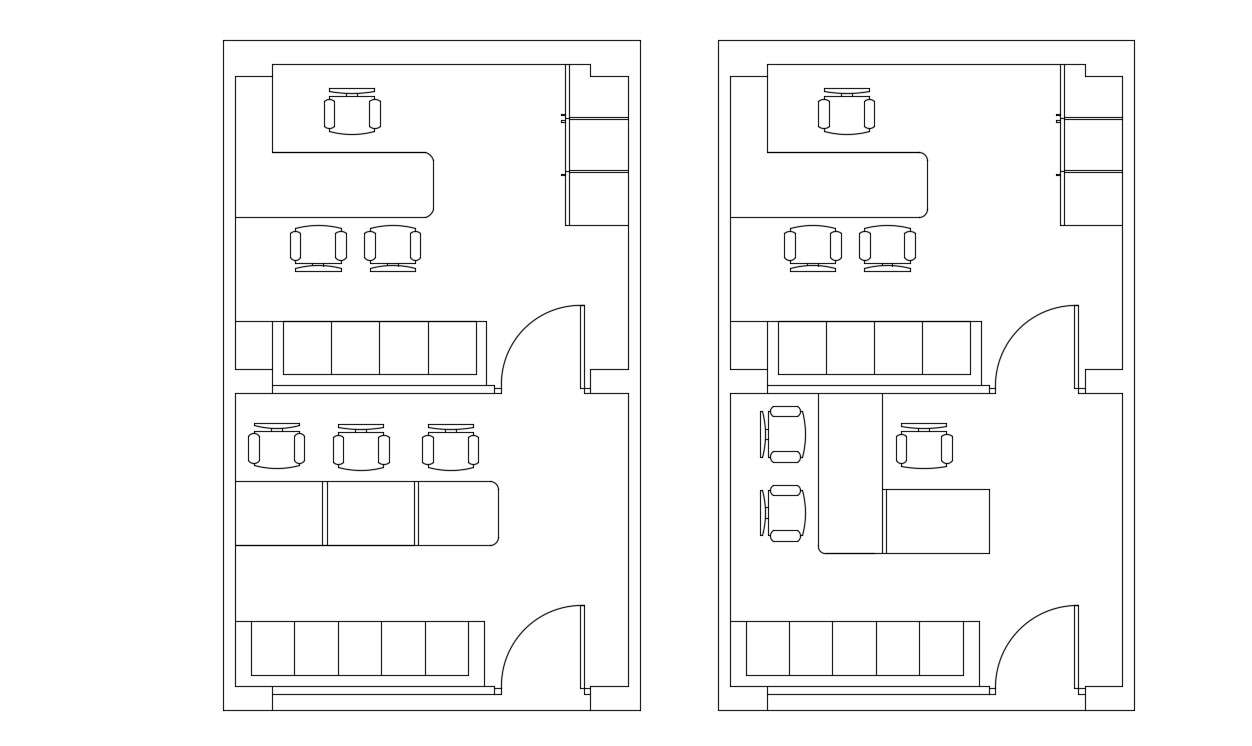 Small Office Interior Design Layout Plan