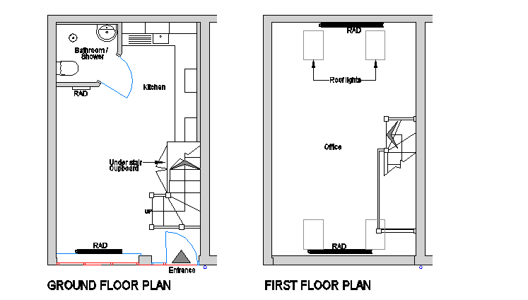 Small office design layout plan file