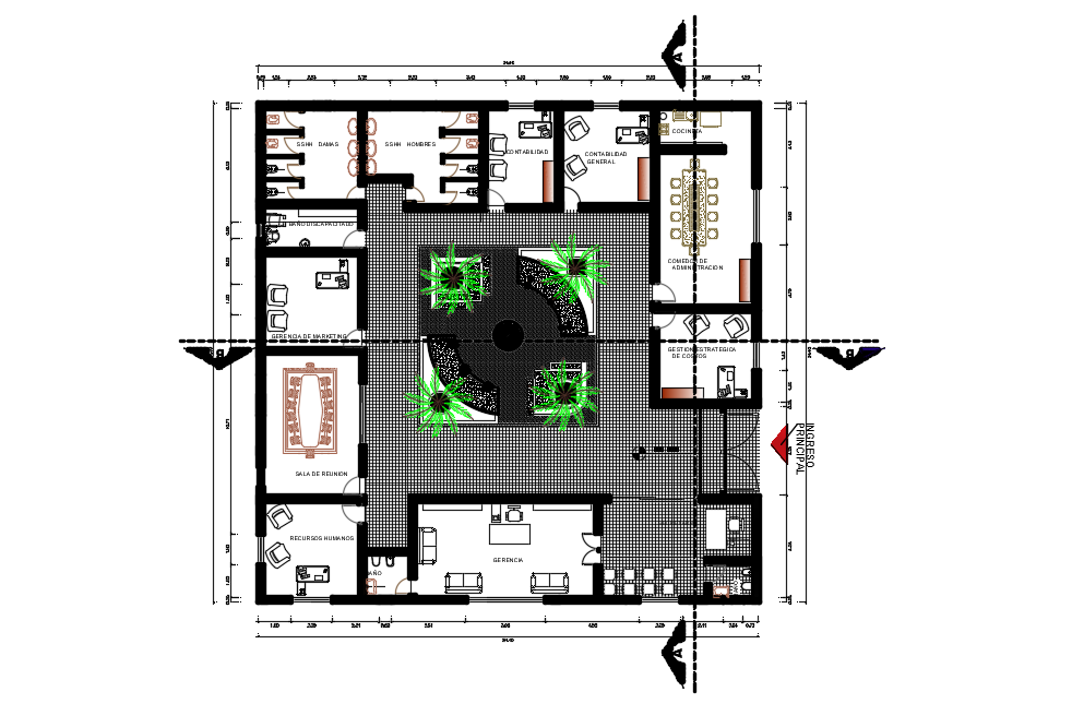 Spa Project Management dwg file