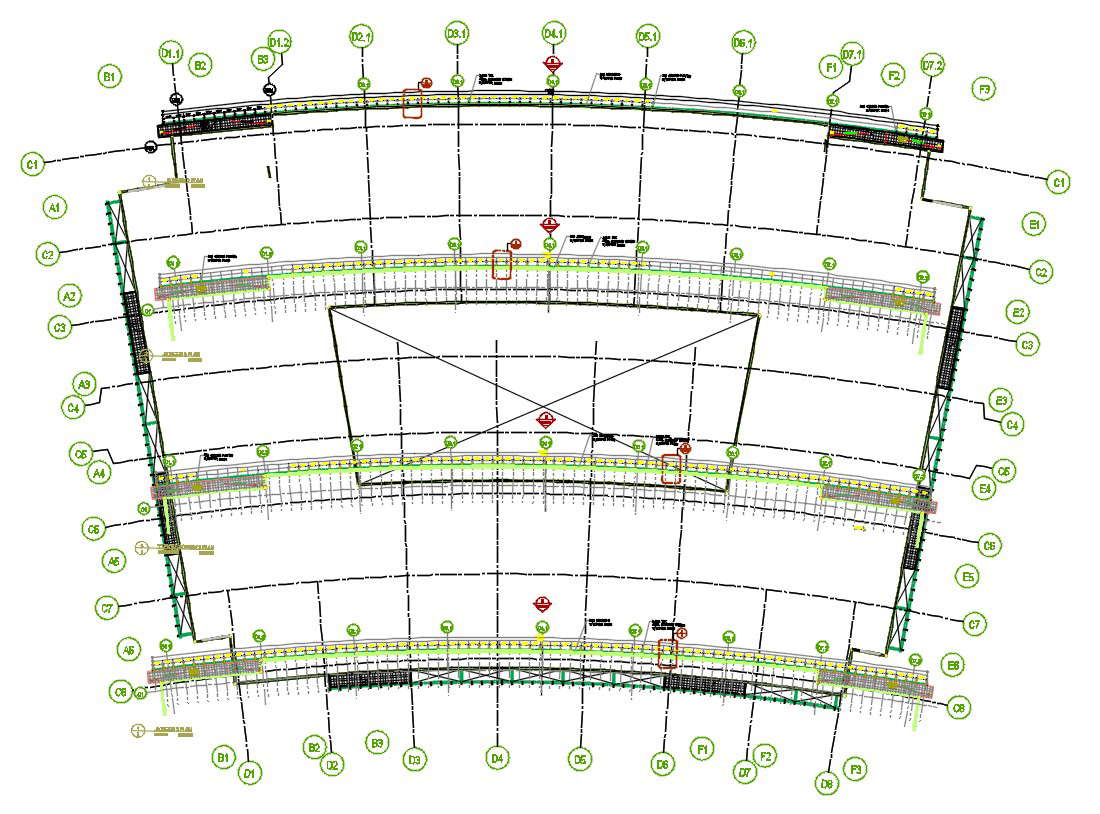 Span Shade CAD Drawing AutoCAD File