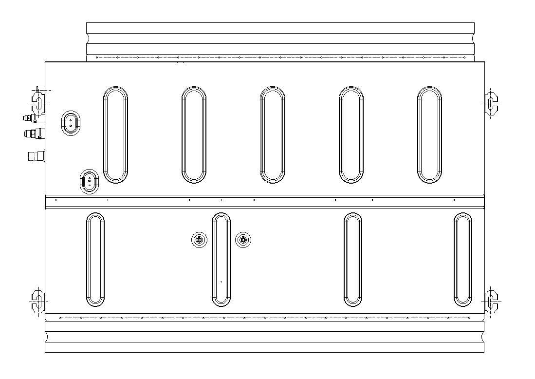 Split system of the air conditioner design in AutoCAD 2D drawing, CAD file, dwg file
