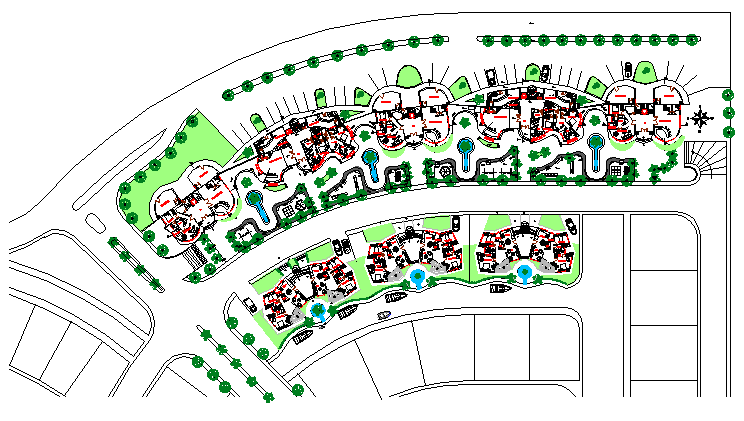 Sport center design drawing project