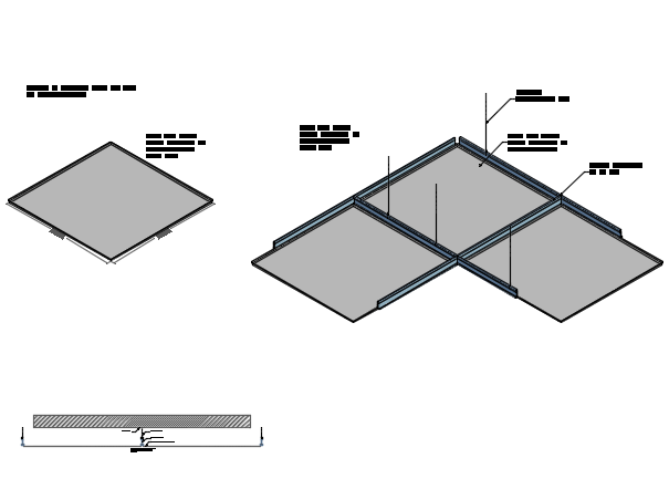 Square plate detail dwg file