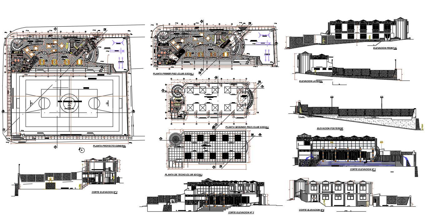 Stadium With Club house Project