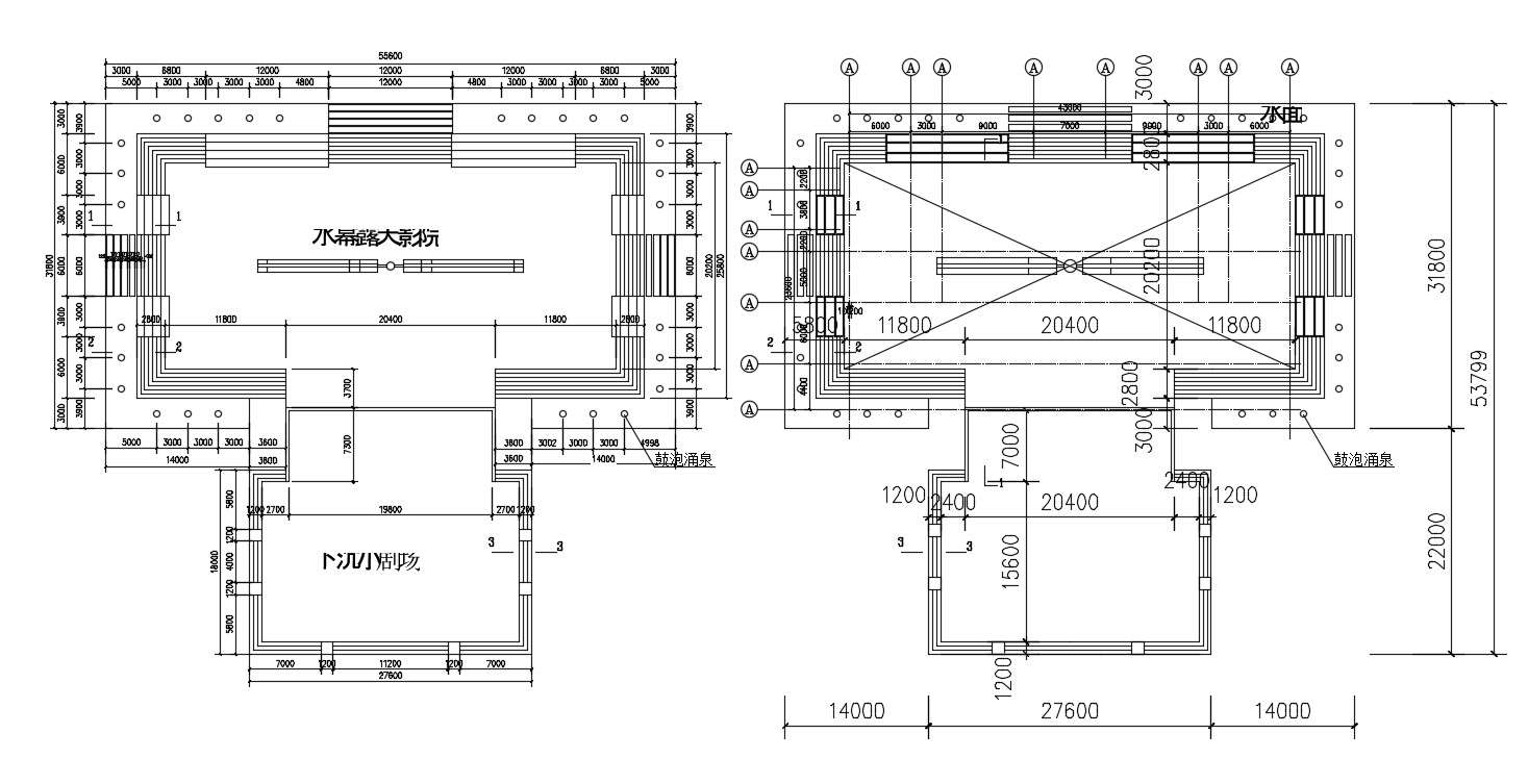 Stage Design Plan AutoCad Drawing Free Download 