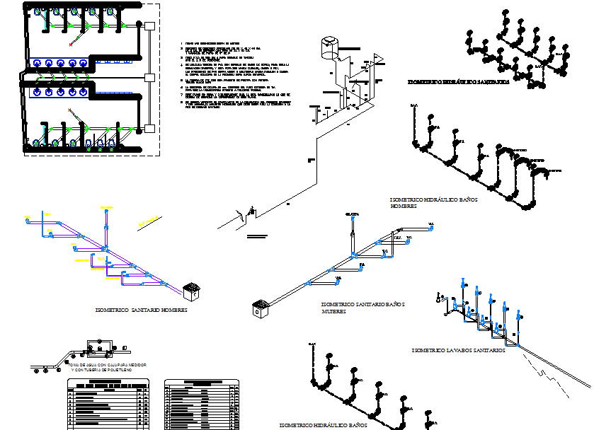 Staircase design and sectional details dwg file
