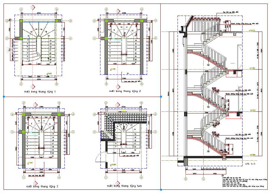 Staircase elevation