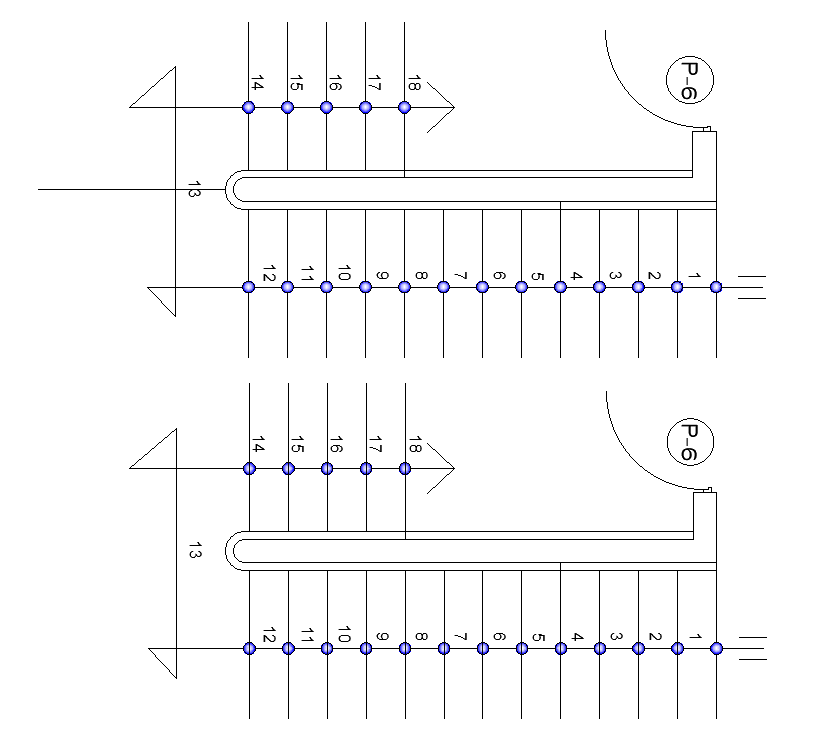 Staircase Top View CAD drawing Download Free DWG File
