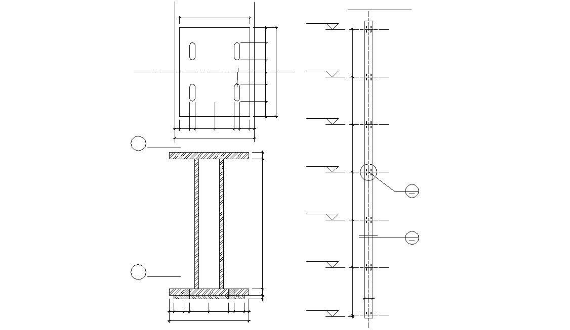 Steel Joint AutoCAD Drawing 