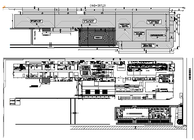Steel fabrication factory plan detail dwg file