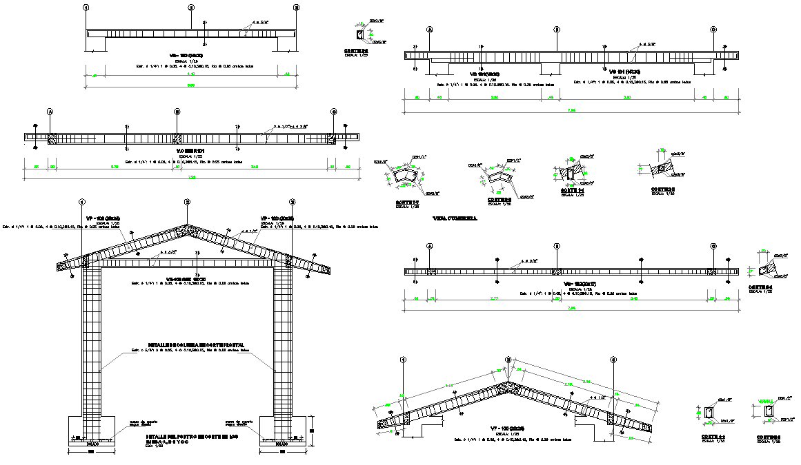 Steel framing plan structural file