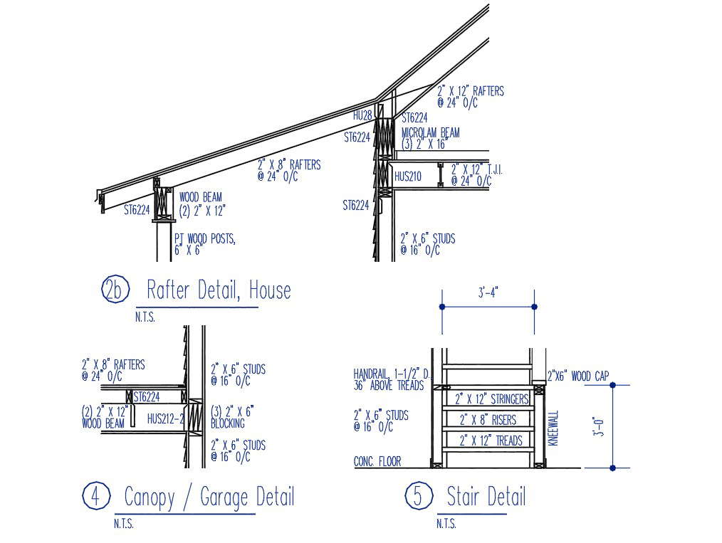 Steel roof Section darning of AotuCAD file 