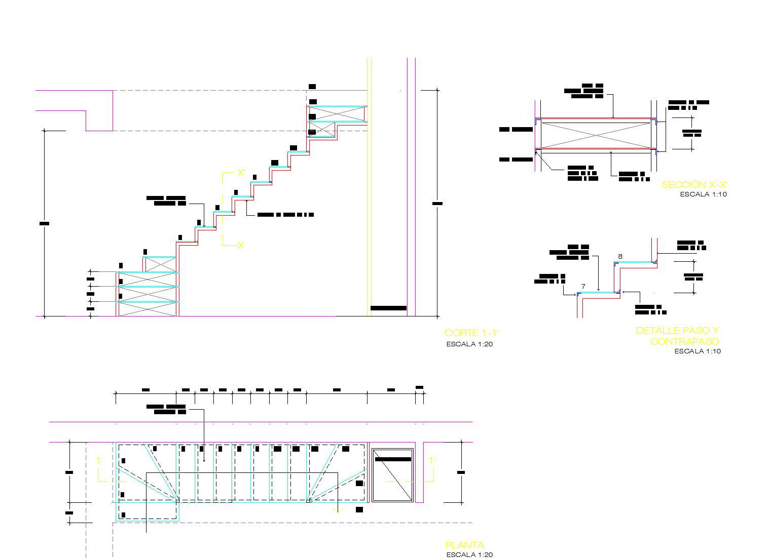 Steel structure office autocad file