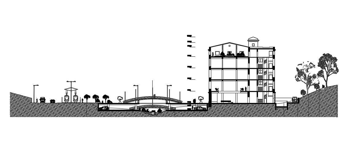 Street Section In DWG File