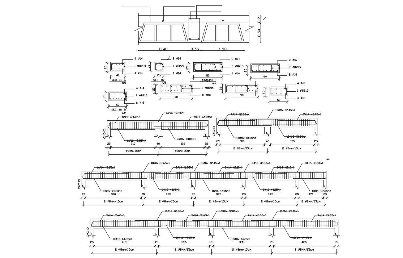 Structural Design Residential House CAD File 