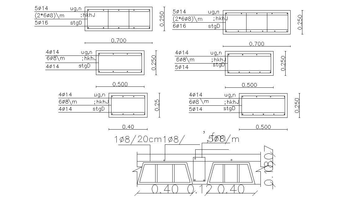 Structure Column And Beam Bars Design Free Download File 