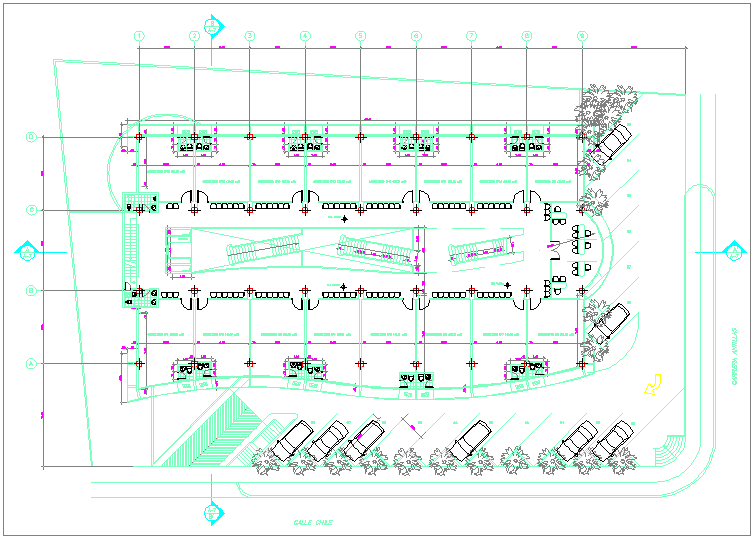 Structure Design for level 2 with column detail