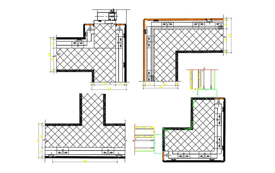 Structure Section Design CAD Drawing Free Download