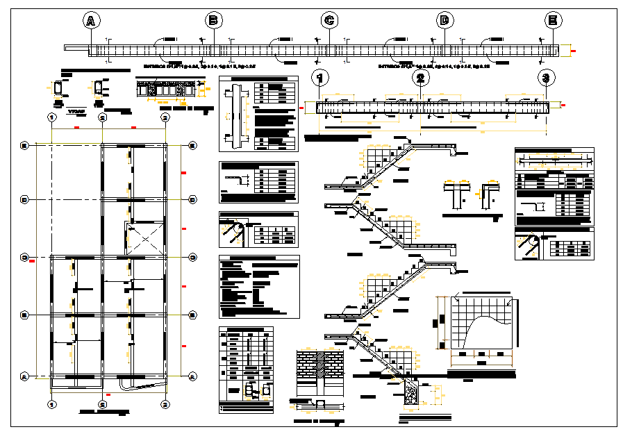 Structure Stair Detail & Section design