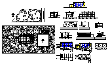 Structure design drawing of home design drawing