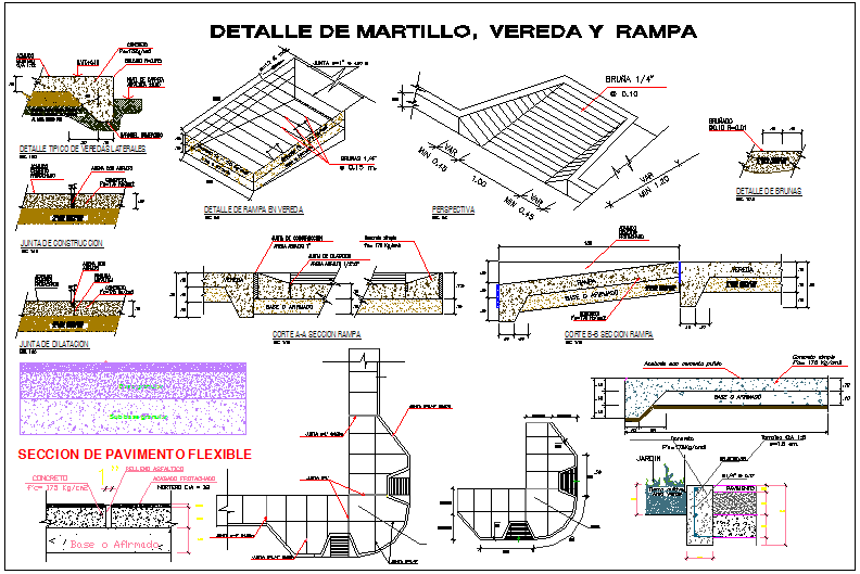 Structure detail view dwg file