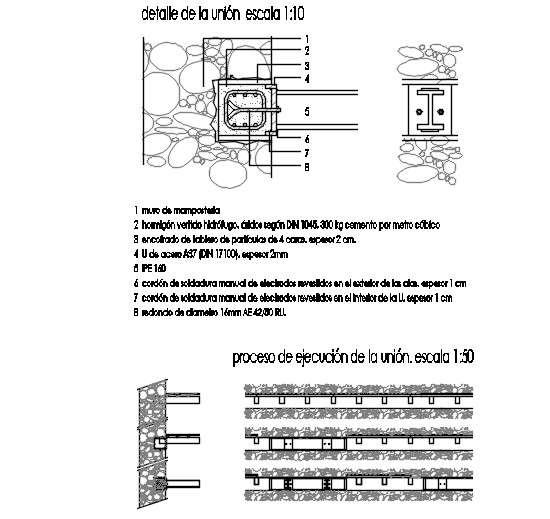 Structure masonry wall