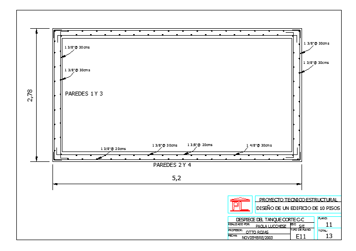 Structure of a High Tank