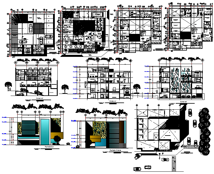 Student Hostel architectural design