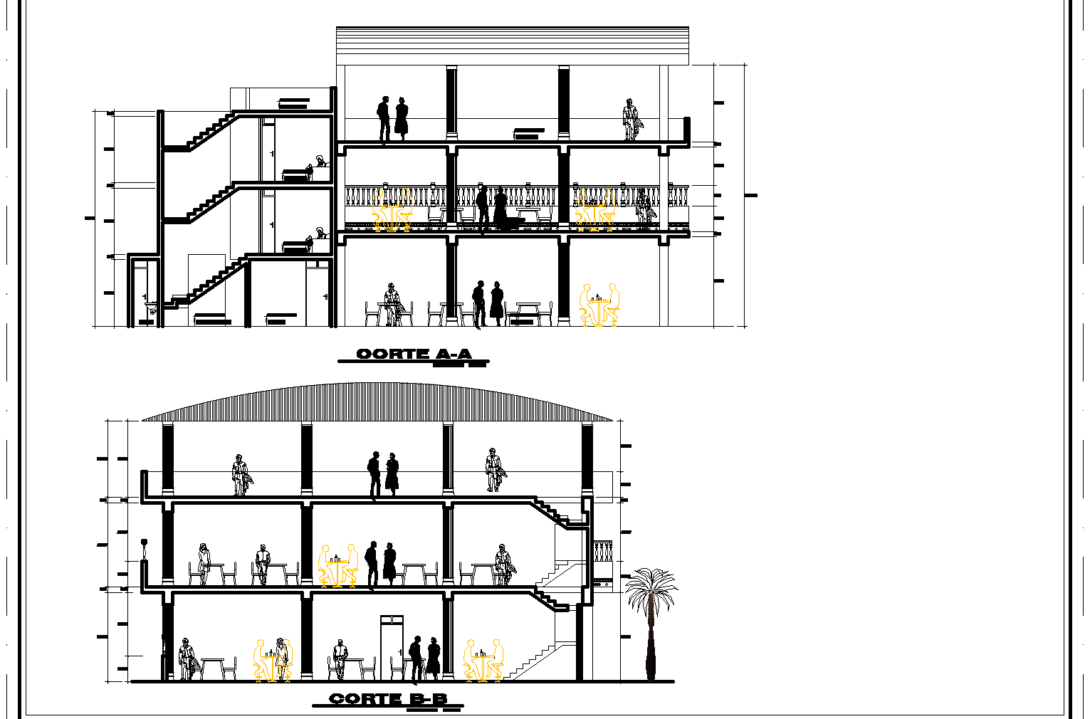 Sum of housing detail plan detail dwg file,