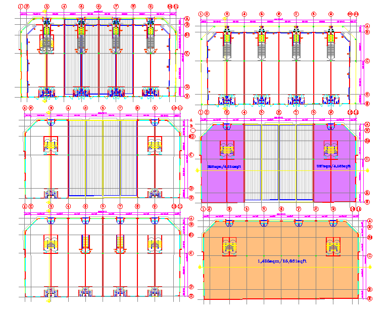 Super Market Lay-out detail