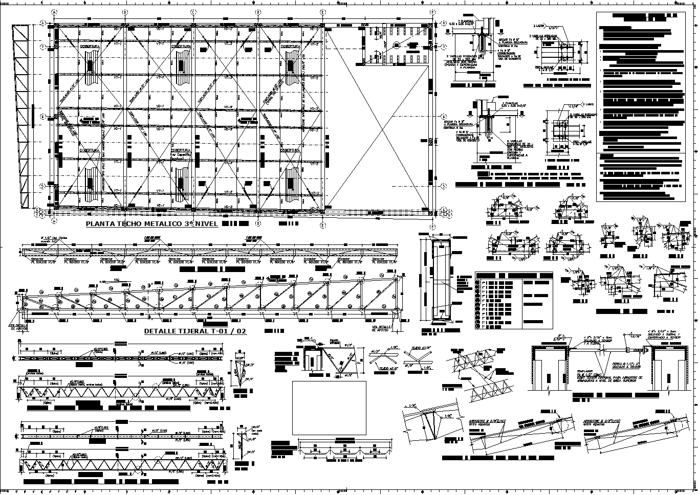 Supermarket project plan detail dwg file.