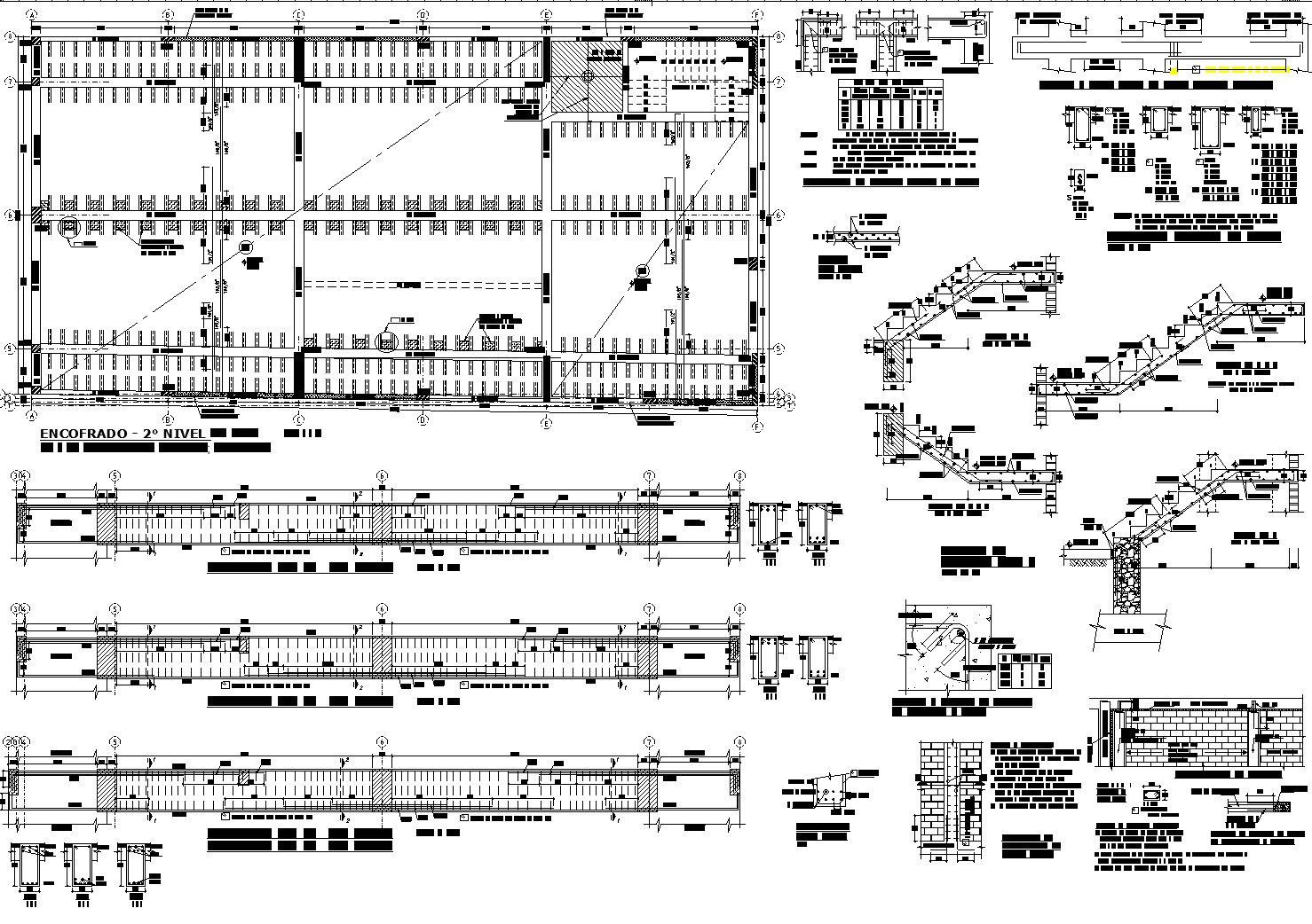 Supermarket project plan detail dwg file.