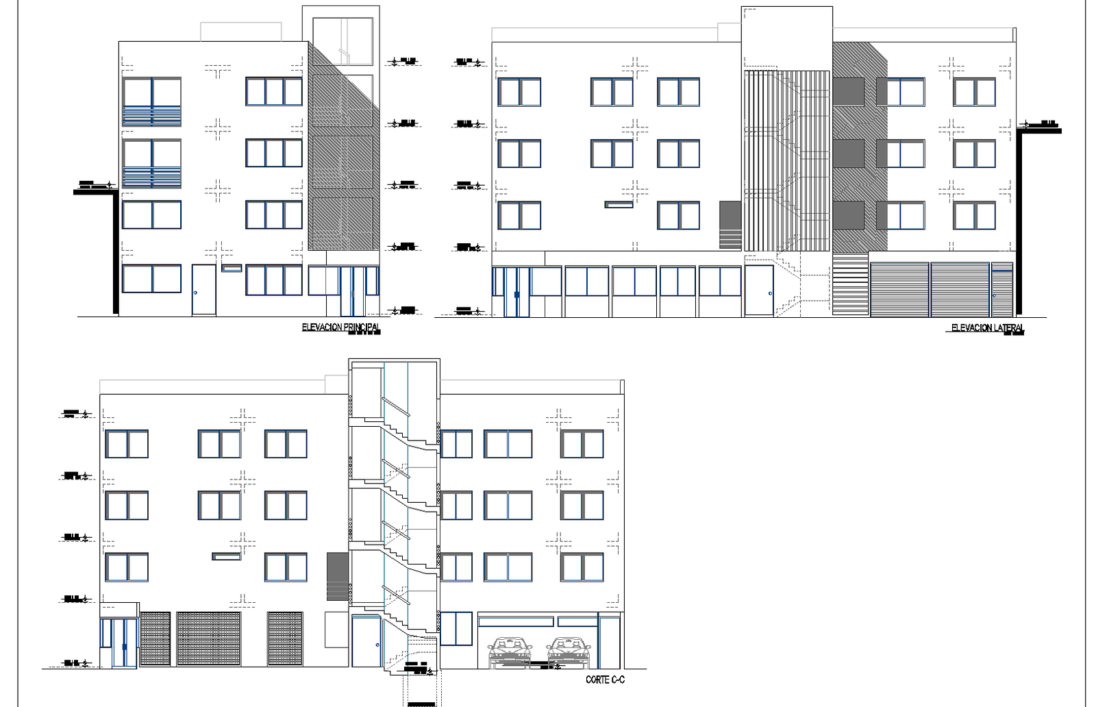 Supermarket project plan detail dwg.
