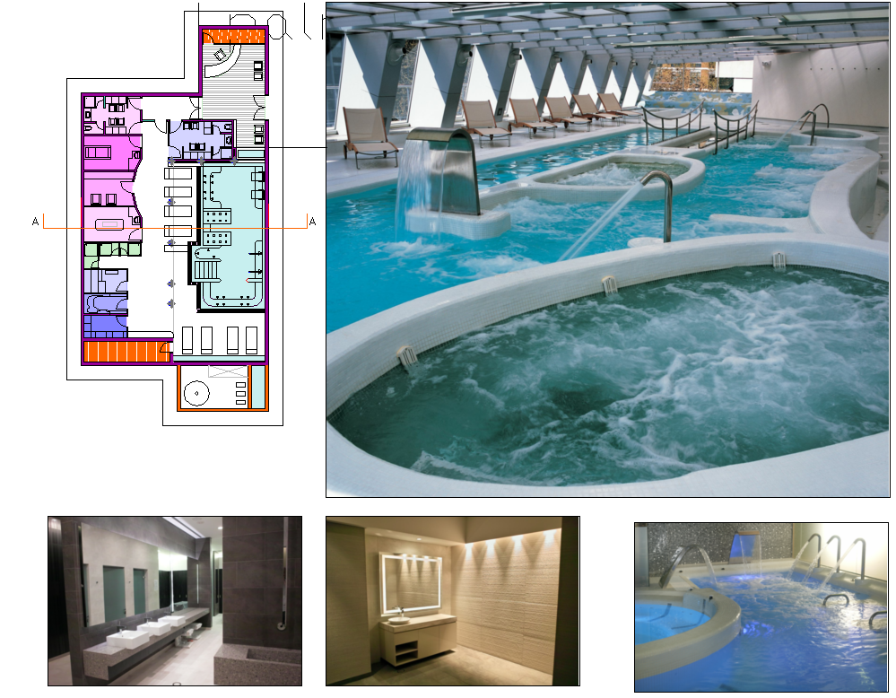 Swimming Pool Project dwg file