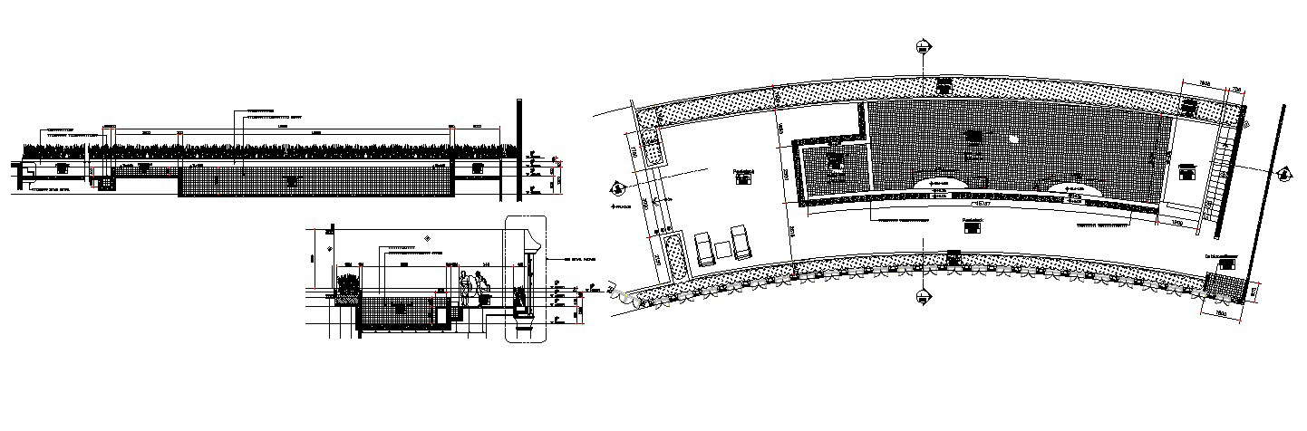 Swimming Pool Detail In DWG File