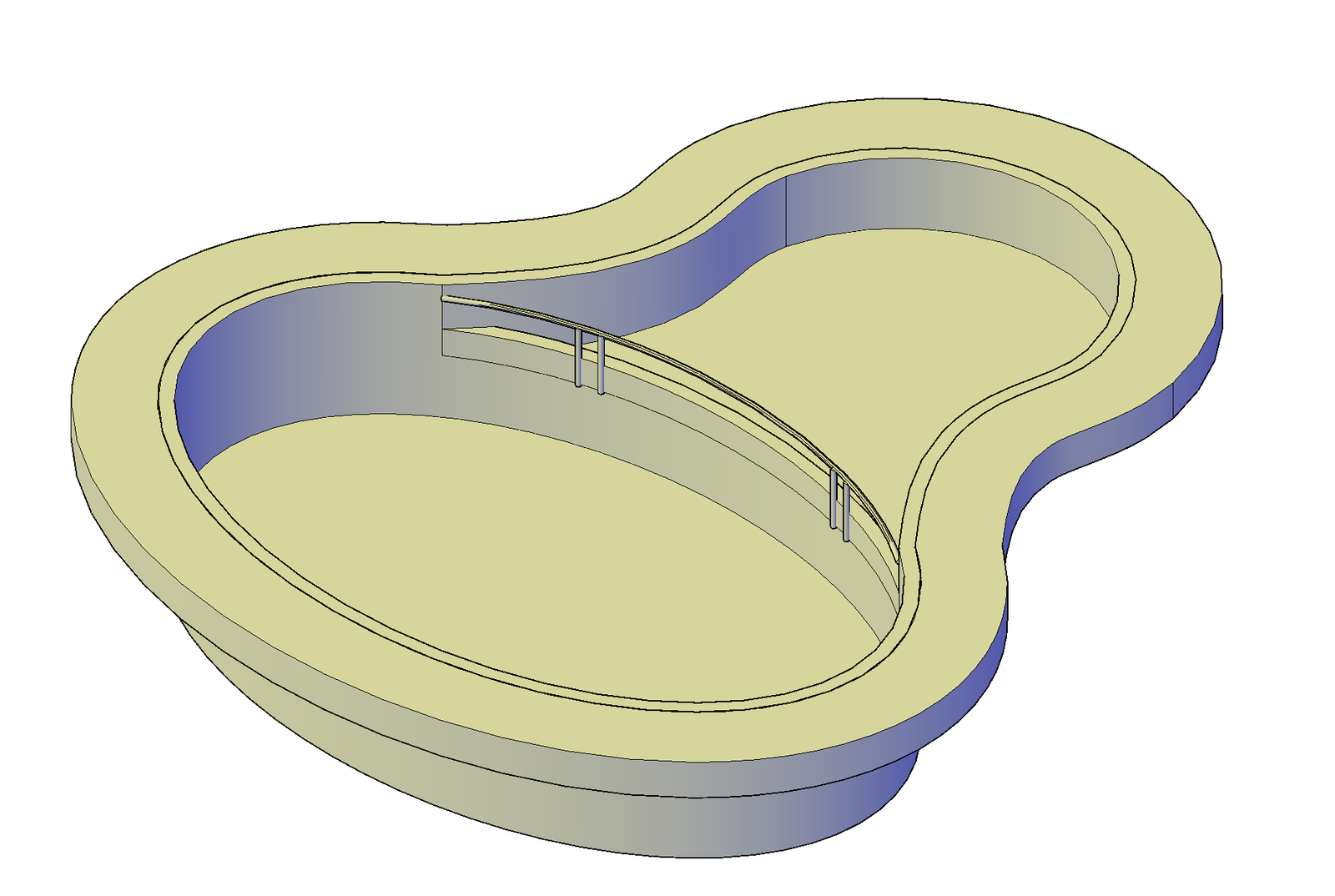 Swimming pool plan detail dwg.