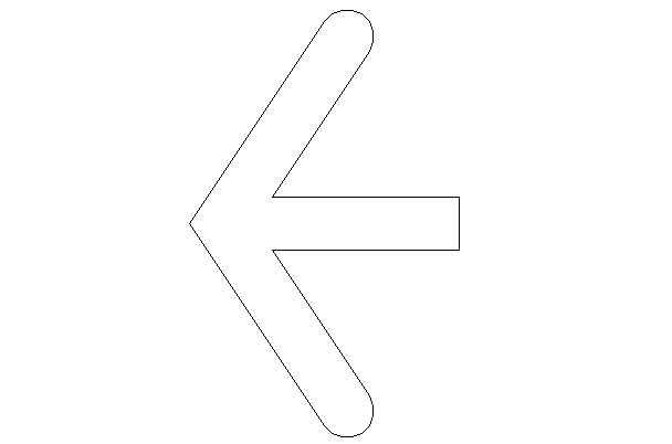 Symbol left side design dwg file